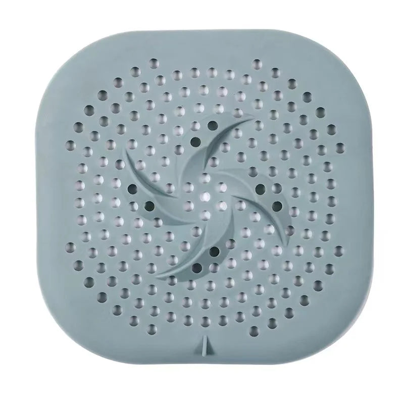 Shower Drain Hair Catcher Drain Cover Bathroom Tub with Suction Cup 5.9 Inches Silicone Sink Strainer Suit for Bathtub, Kitchen