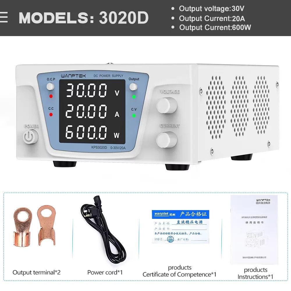 Lab DC Stabilized Power Supply Adjustable Variable Digital Regulated Power Supply 100V 60V 30V 15V 10A 20A 40A 60A Bench Source