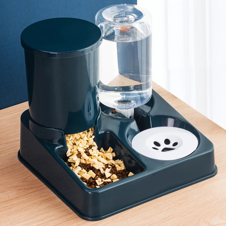 Automatic Cat Feeder Water Dispenser Set 2 In 1 - Urbizia
