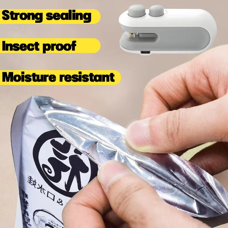 Electric Mini Package Sealer 2 in 1