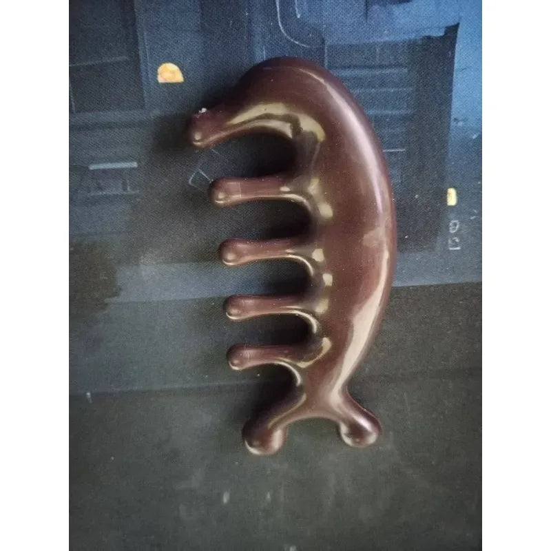 Gua Sha Massage Comb - Large-Toothed Facial Massager for Head, Face, Scalp, and Full Body - Gua Sha Relaxation Tool