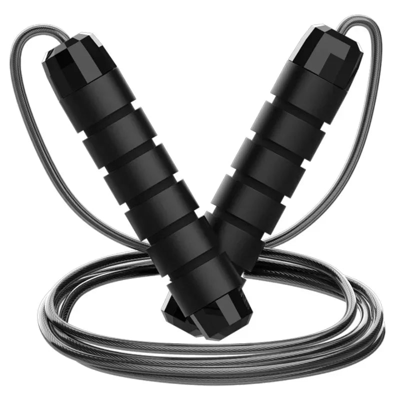1PCS The New Jump Rope Steel Wire Skipping Exercise Adjustable Jumping Fitness Workout Training Home Sport Equipment Tangle-Free - Urbizia