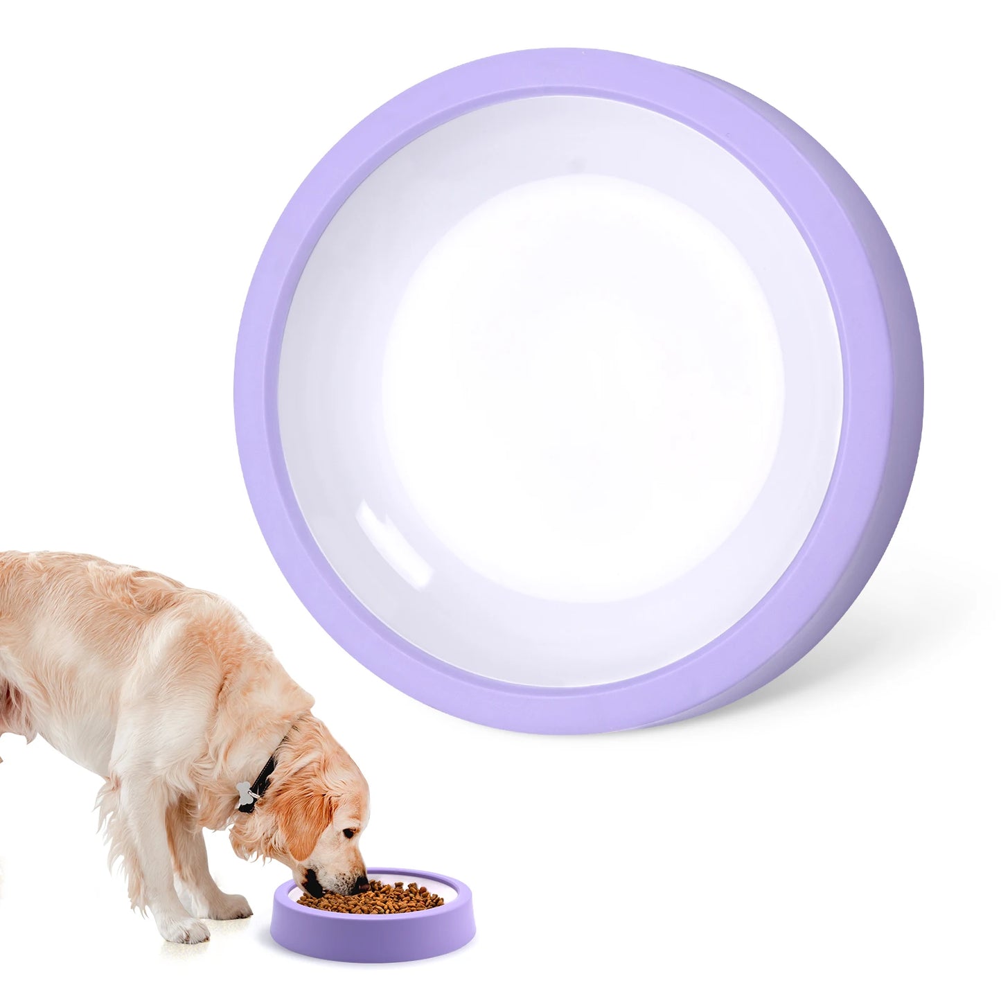 Pet Dog Slow Feeder Bowl Fun Non Slip And Anti-Gulping