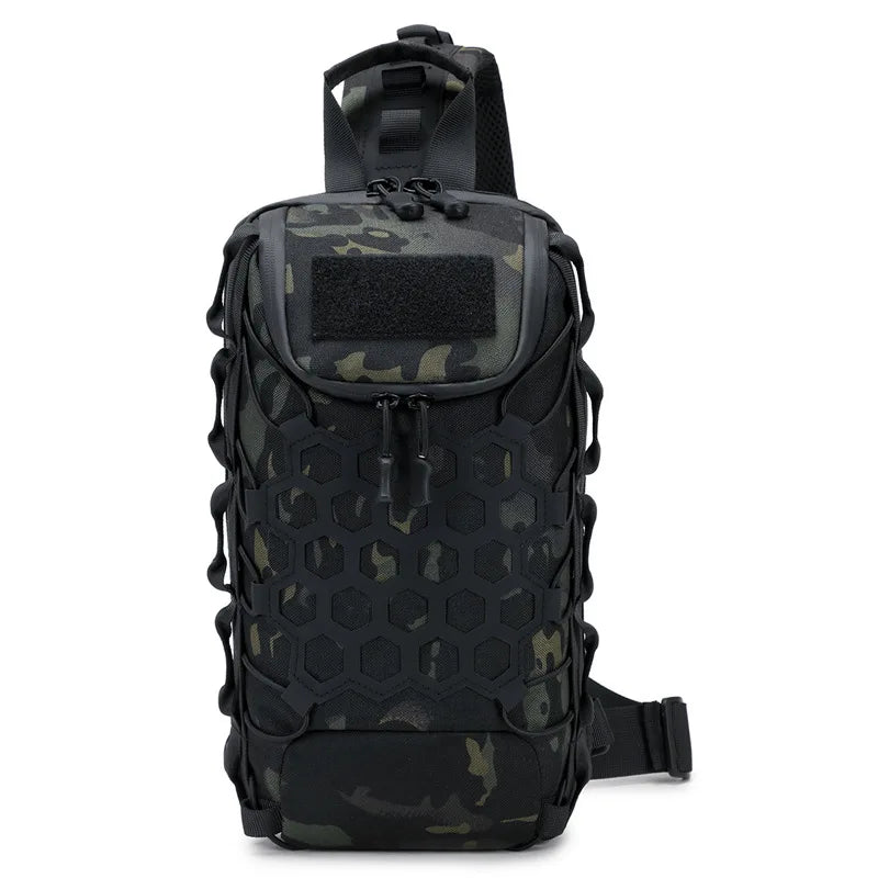 Homefish New Outdoor Tactical Chest Bag Sling Shoulder Backpack EDC Crossbody Bag For Daily Commuting Outdoor Sports