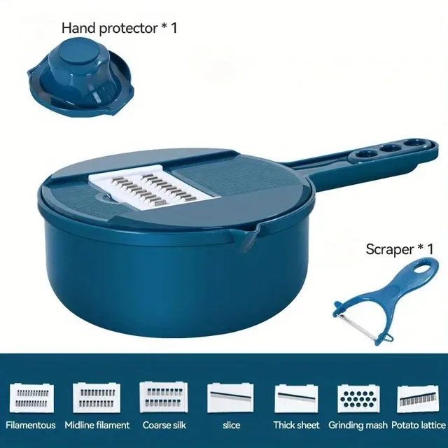 Vegetable Cutter 4 in 1 Handheld Electric Wireless Chopper & Slicer