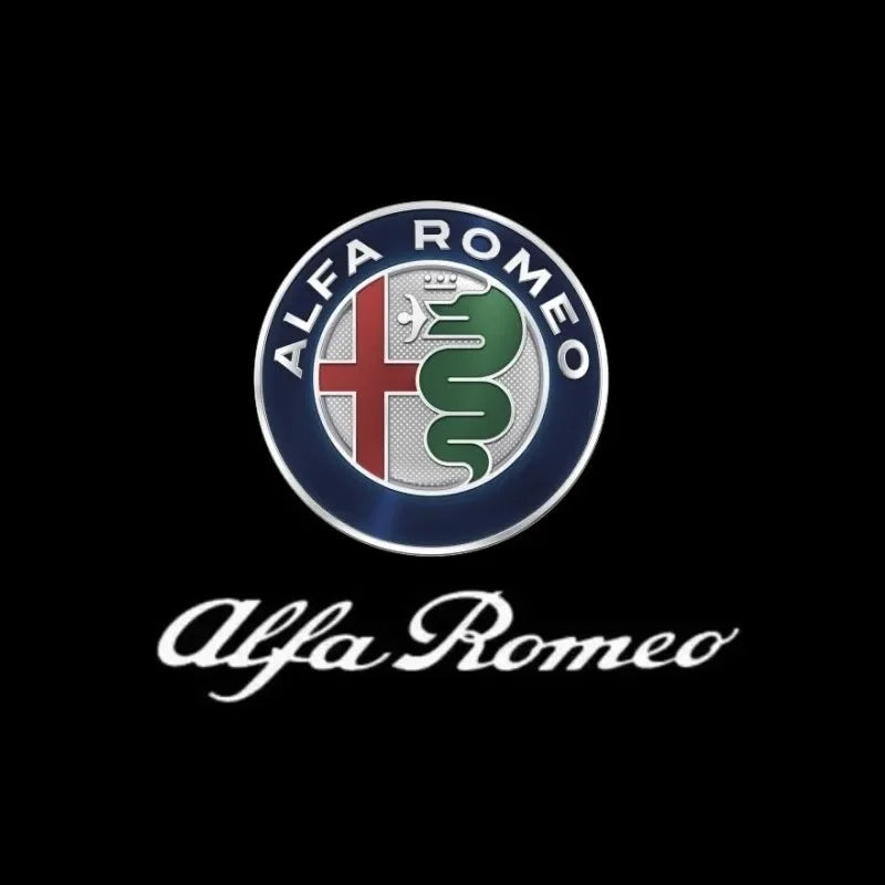 2X For Alfa Romeo Giulia Accessories 2023 2022 2017 2019 2018 2020 2021 LED Car Door Logo Projector Shadow Ghost Courtesy Light