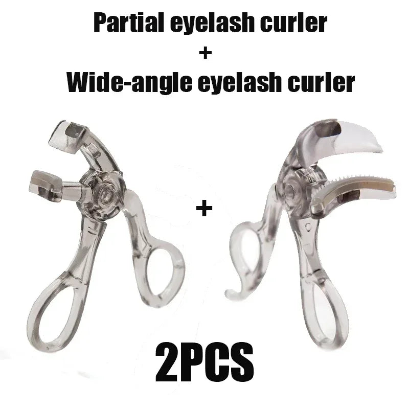Dual-Type Eyelash Curler with Comb – Wide & Partial Clip Options, Waterproof, Long-Lasting, Natural Curl, Unisex Certified - Urbizia