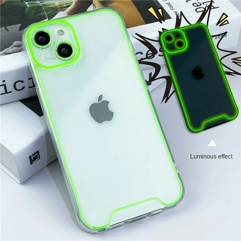 iPhone Glow-in-the-Dark Silicone Case – Luminous Cover