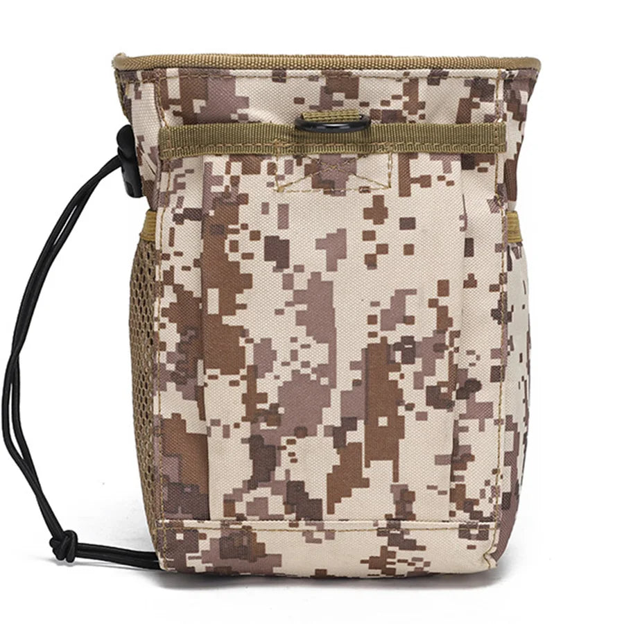 2024 New Outdoor 3-5L Camouflage Molle 600D Nylon Dump Drop Pouch Recycle Waist Pack Bags Accessories Bag Pouches 