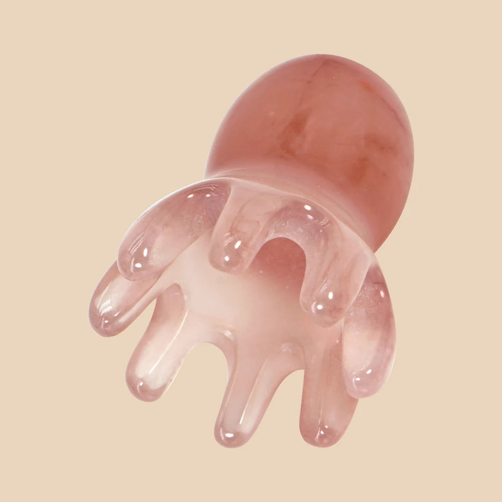 Cute Octopus Scalp Massage Comb (Resin)|Korean Hair Care, Stress Relief, Anti-Hair Loss, Portable Head Massager for Home & Trave