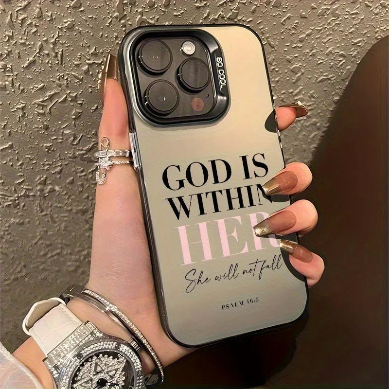 Electroplated TPU Pattern Case for iPhone