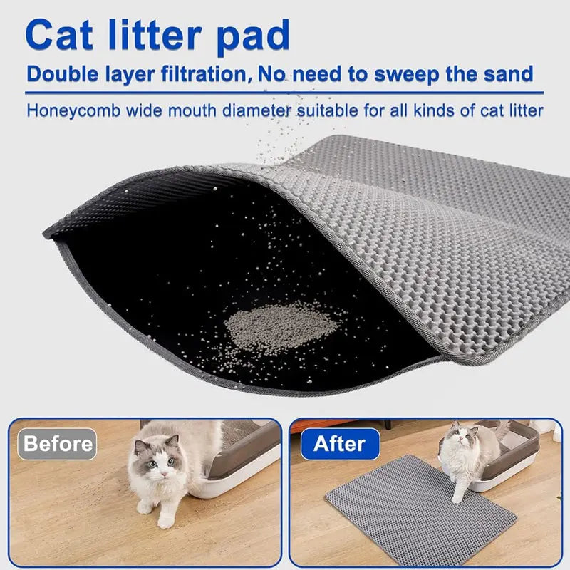 Waterproof Double Layer Litter Mat - Urbizia