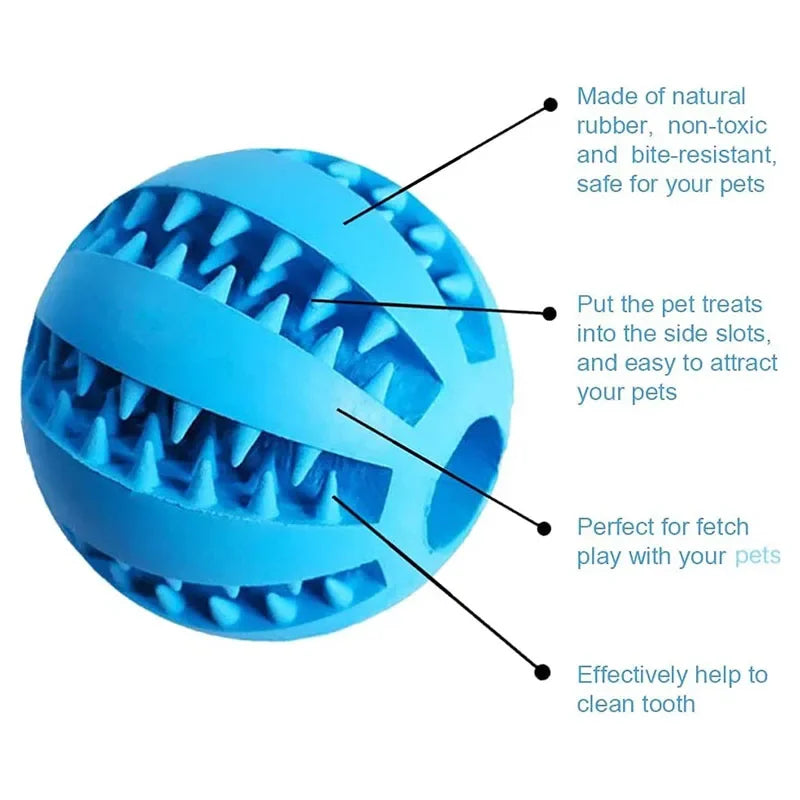 Treat-Tumble Dog Toy Ball - Urbizia