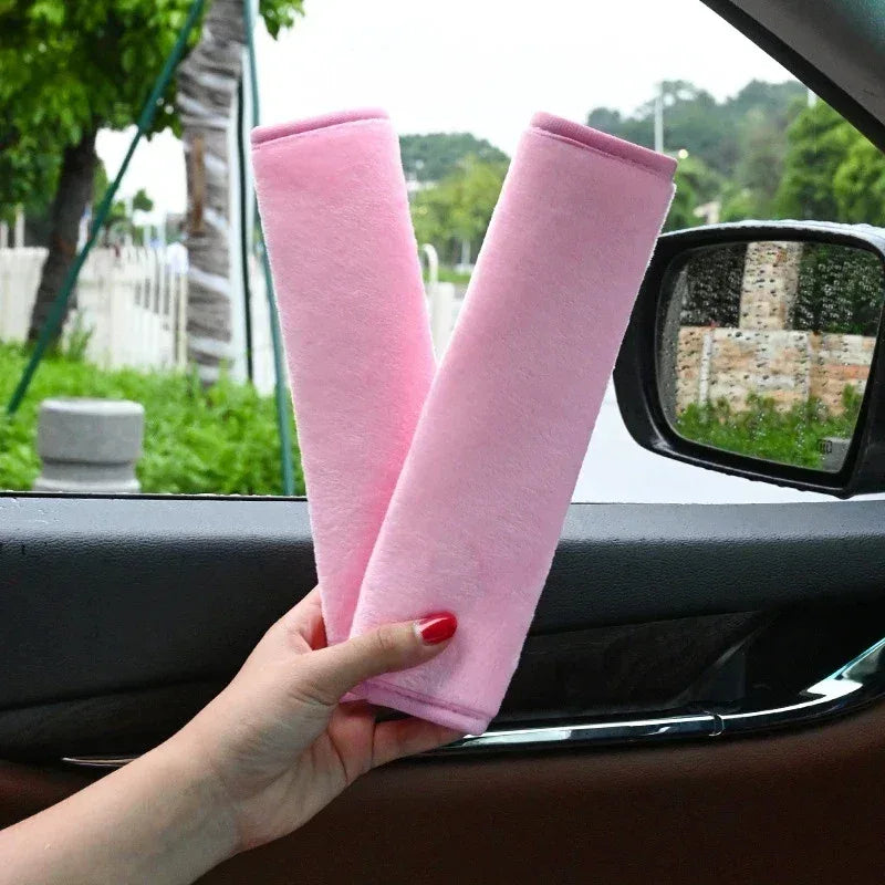 2pcs Seat Belt Covers Car Accessories Accesorios Coche Car Shoulder Pad Seat Belt For Adults Youth Kids Accessories Interior - Urbizia