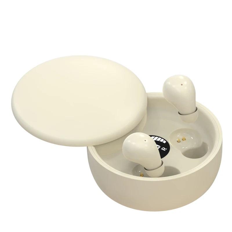 Wireless Bluetooth sleeping Headphones Noise canceling earbuds Hidden Headset Mini Invisible Earphones With Mic Sport Waterproof