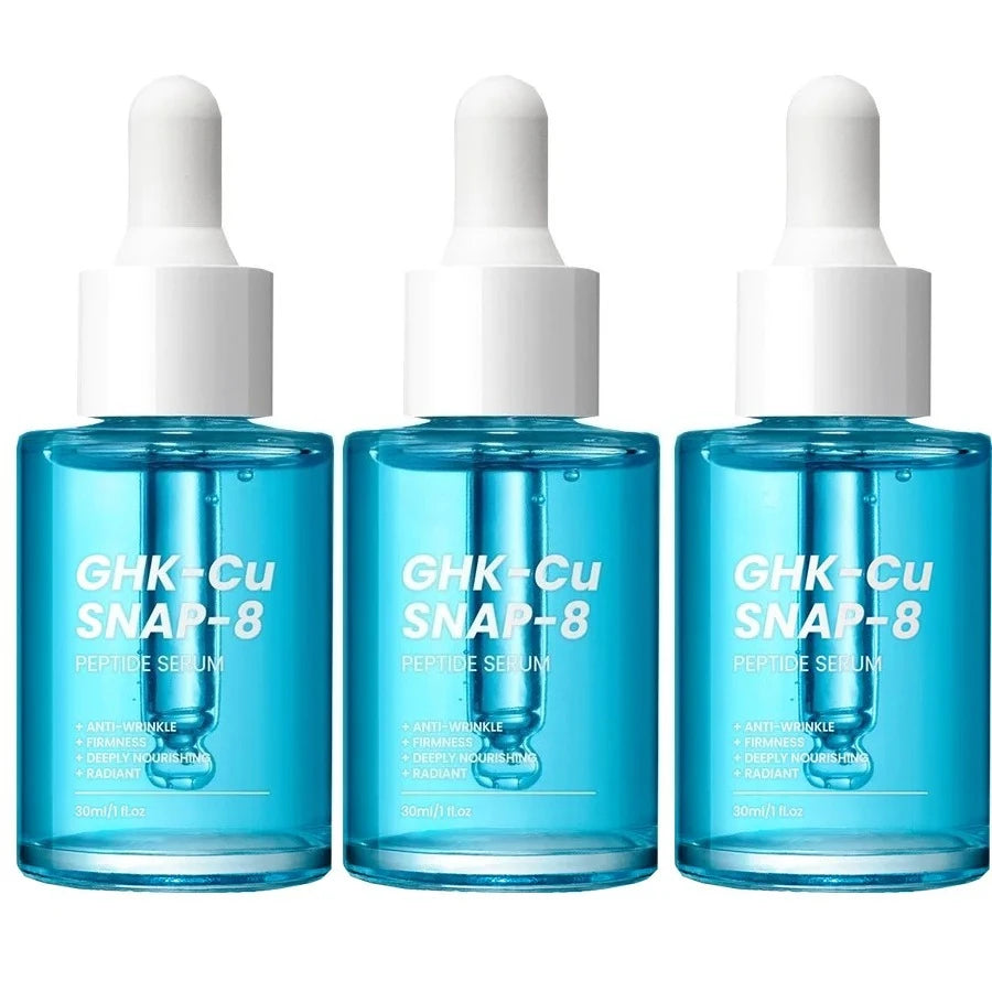 GHK-Cu Copper Peptides Facial Serum with SNAP-8 for Fine Lines, Wrinkles, Firming, Deep Hydration & Collagen,All Skin Types