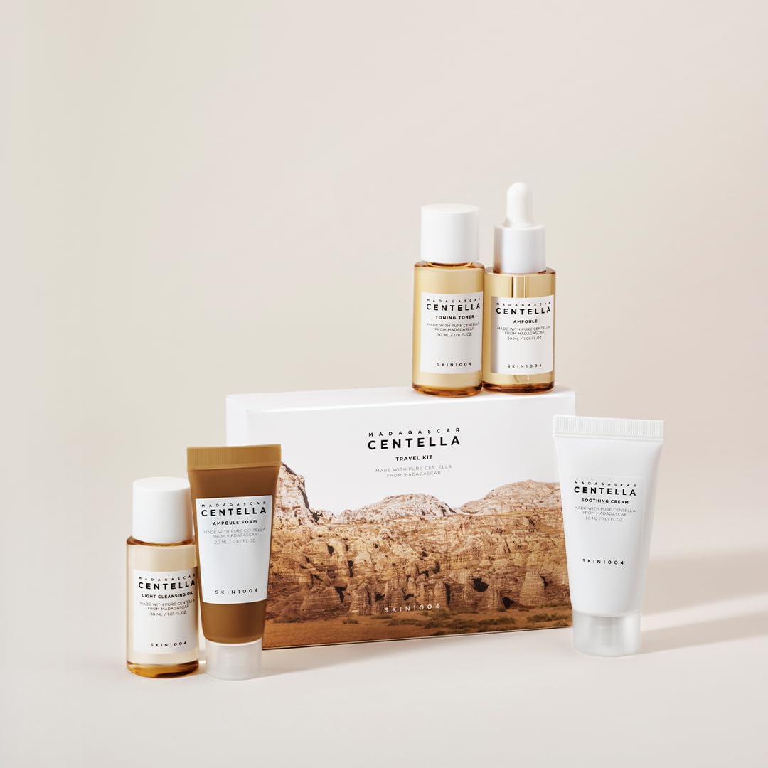 SKIN1004 Madagascar Centella Travel Skincare Kit – 5-Piece Set - Urbizia