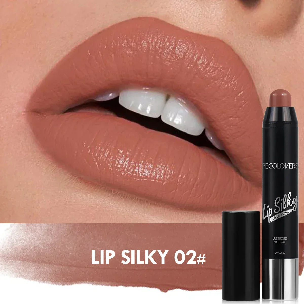 Matte Waterproof Lipstick Pencil – Long-Lasting Nude Tint - Urbizia