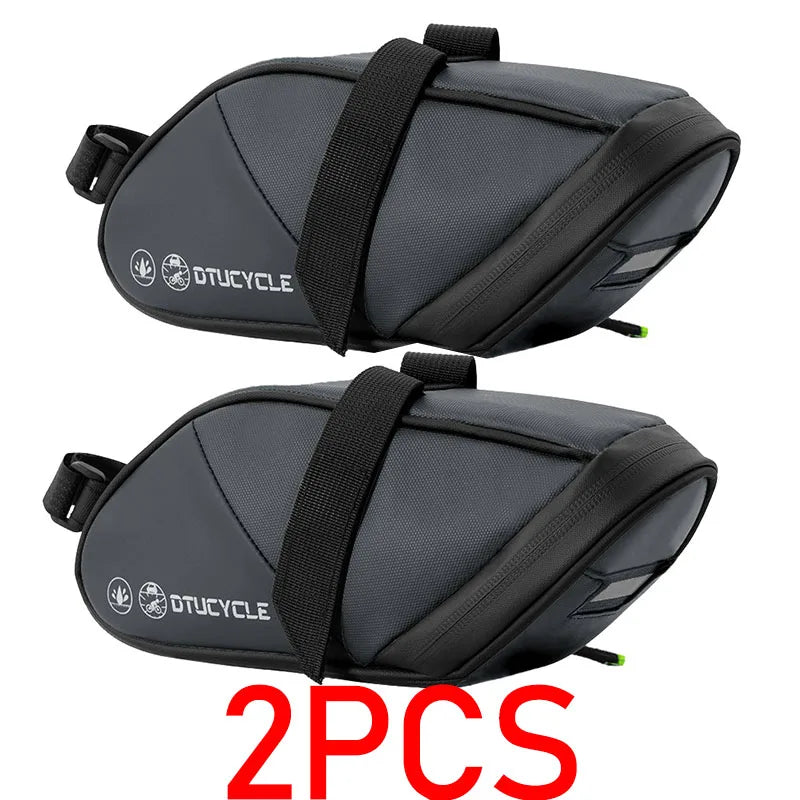 Waterproof Nylon Mountain Bike Saddle Storage Bag Seat Rear Tool Pouch Outdoor Cycling Accessories ZXCBB03