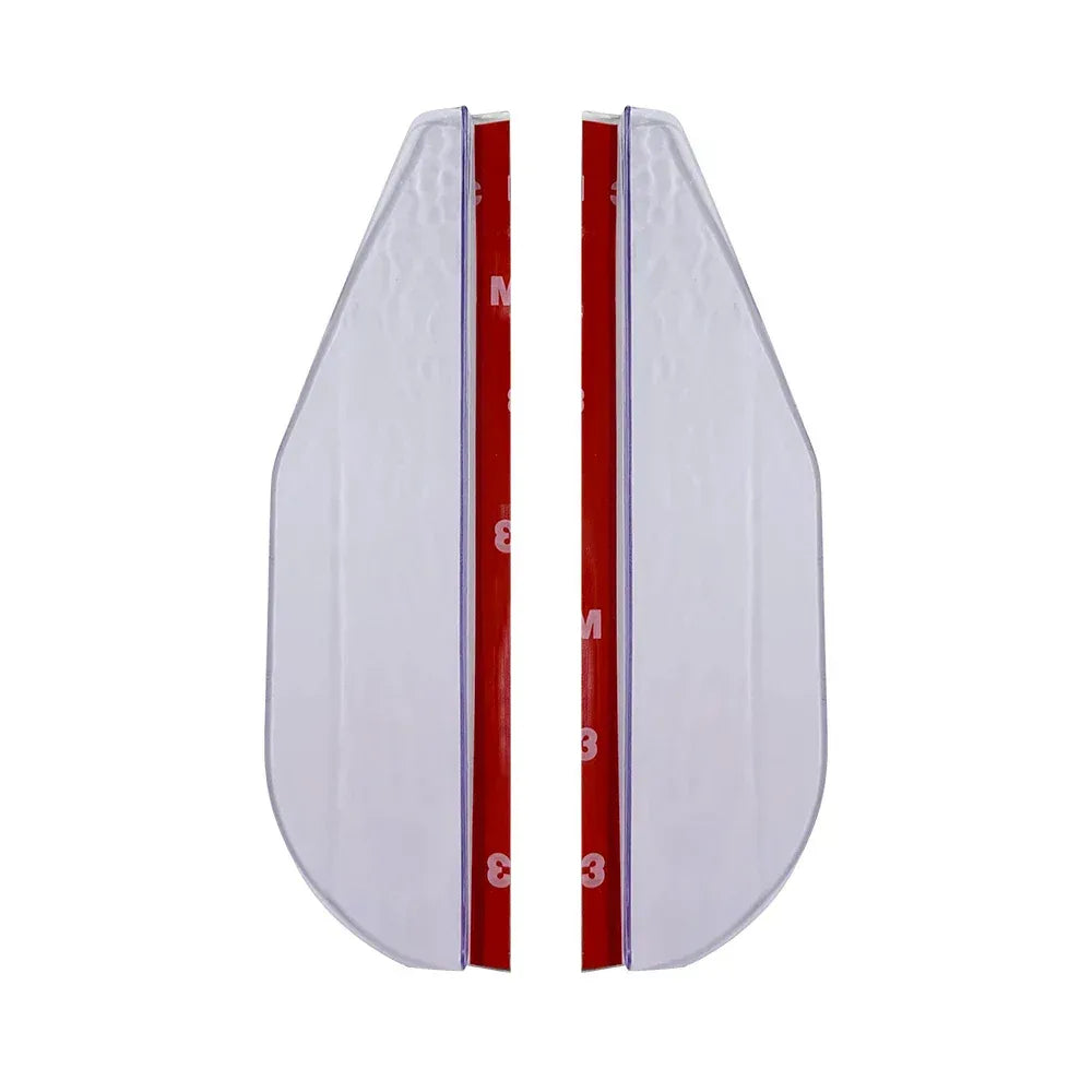 2PCS Car Rearview Mirror Rain Eyebrow Protector Clear Vision Cars Mirror Accessories for Rearview Mirror Sun Visor Shade Cover - Urbizia