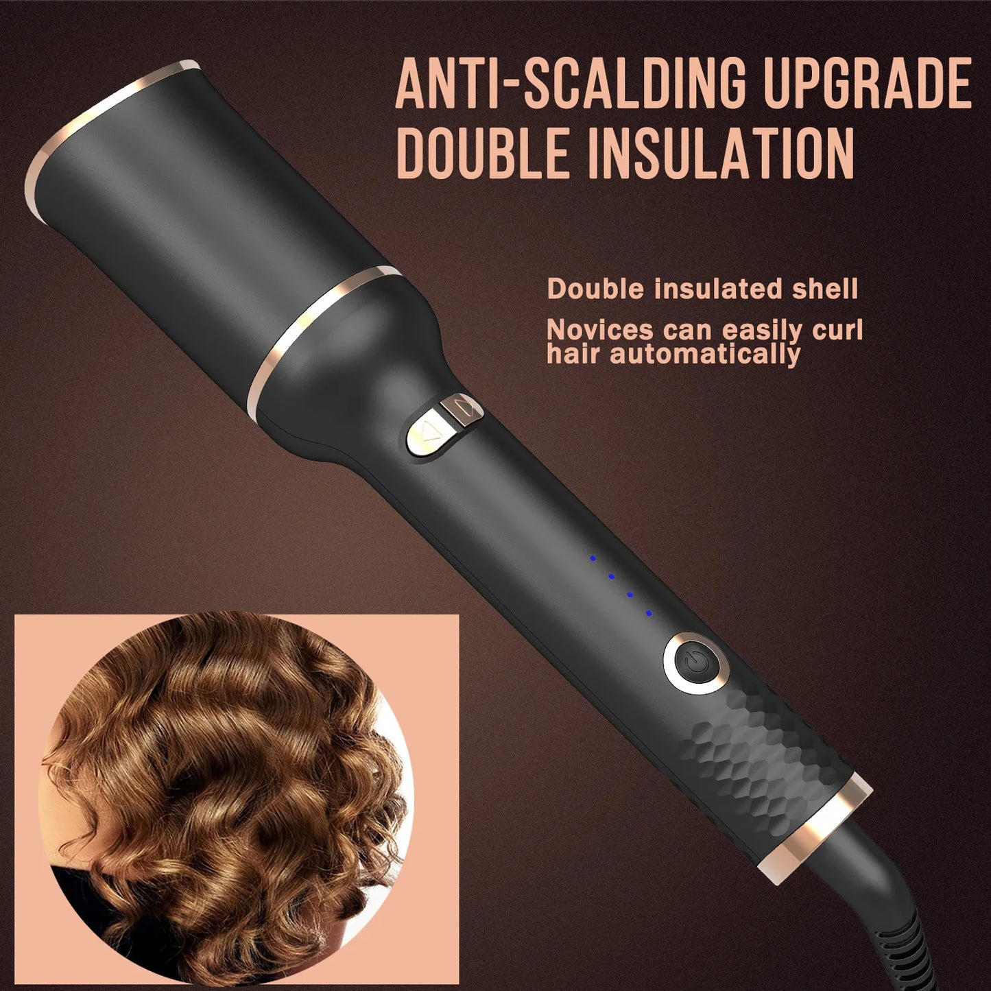 Auto Rotating Ceramic Hair Curler - Urbizia