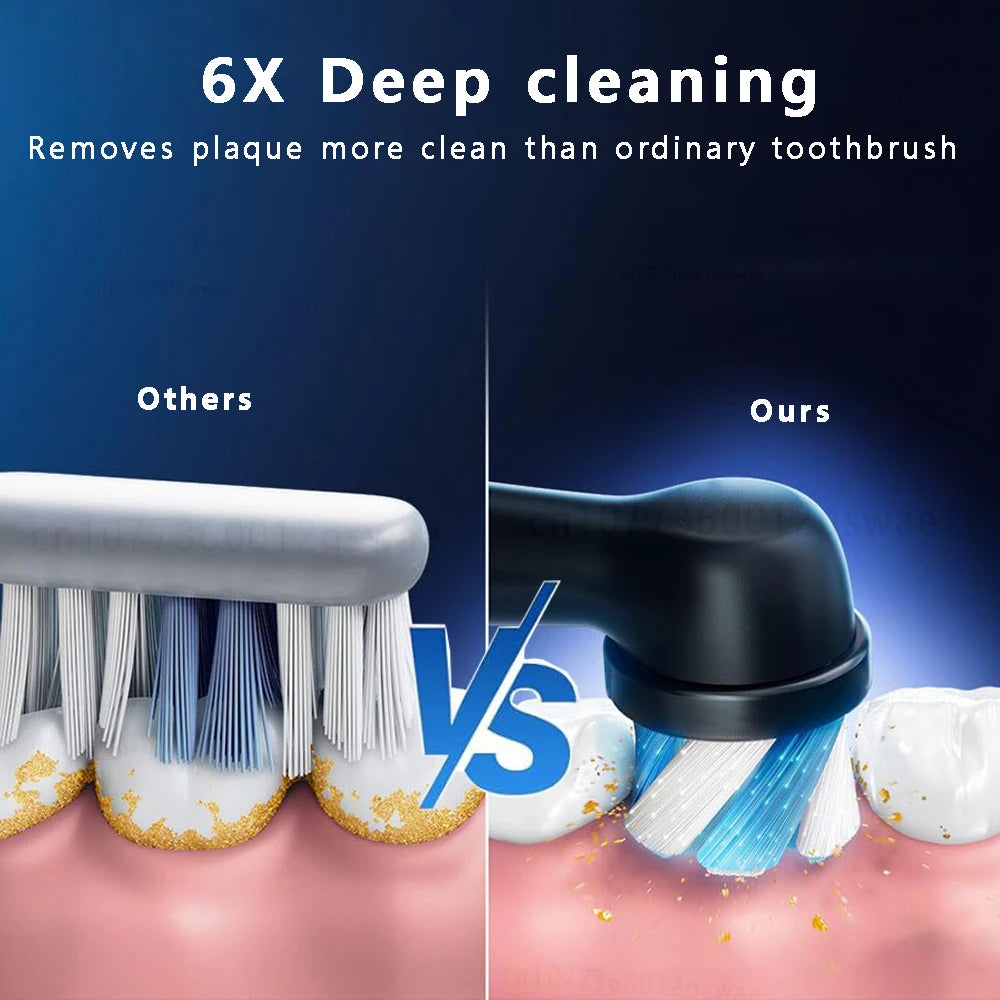 Electric Toothbrush Rotary Cleaning Teeth Brush - Urbizia