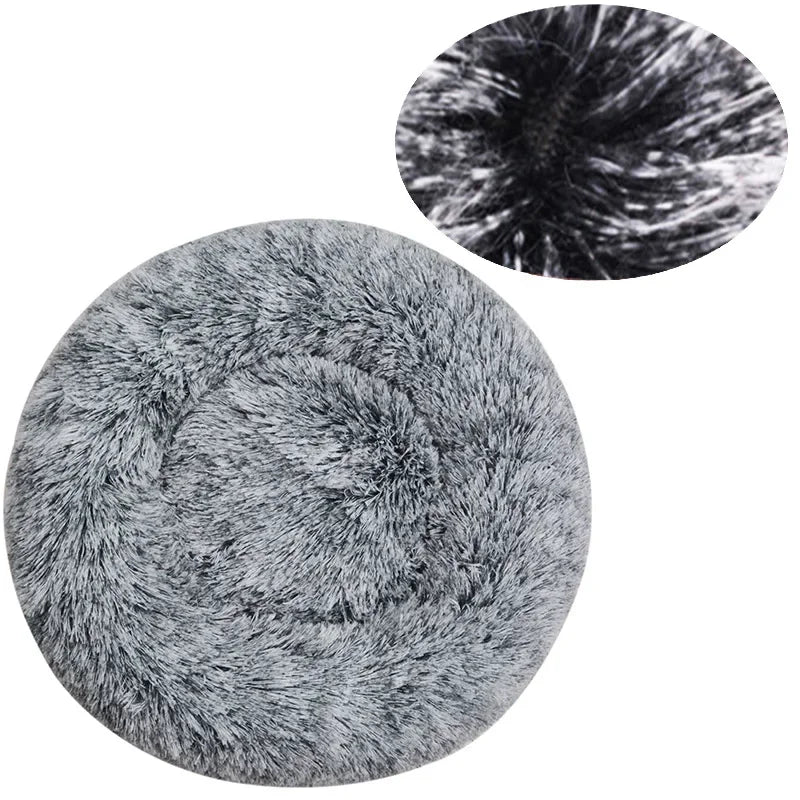 CozyRound™ Plush Pet Bed (40–90cm) - Urbizia