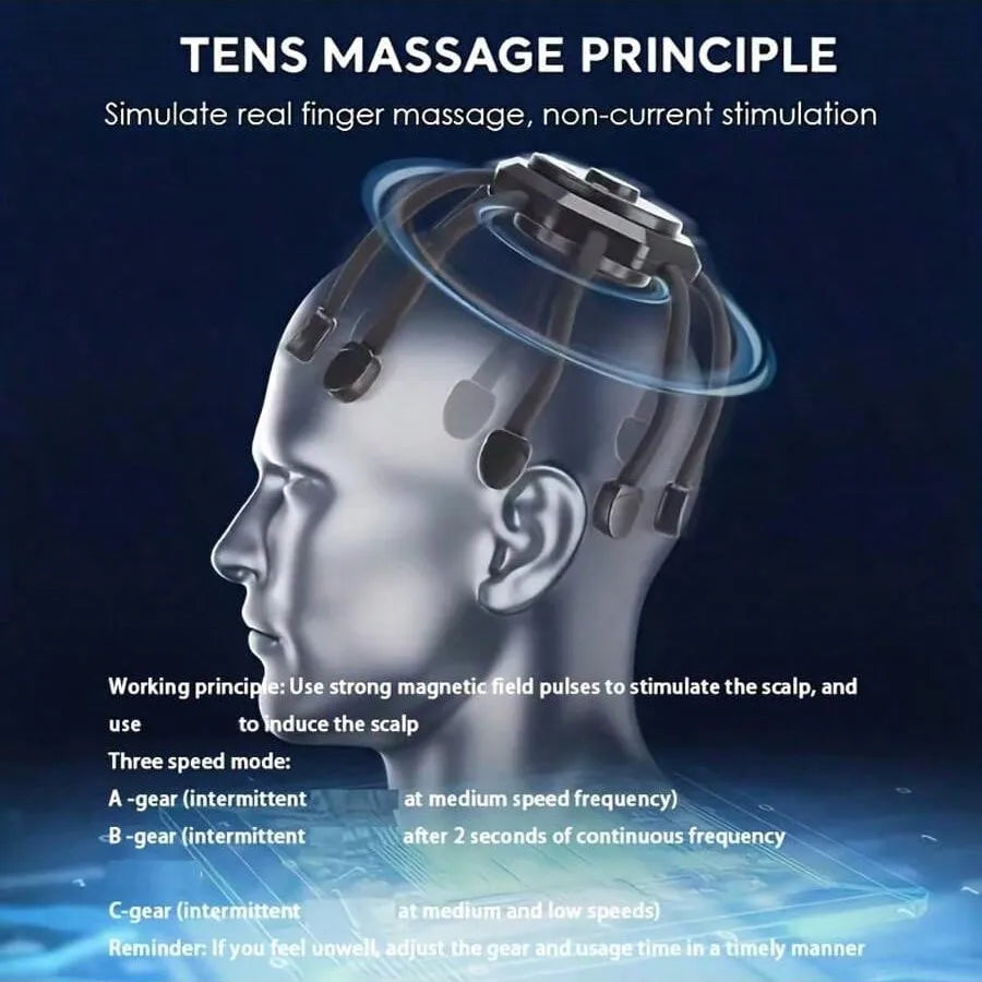 Cordless Electric Scalp Massager - Urbizia