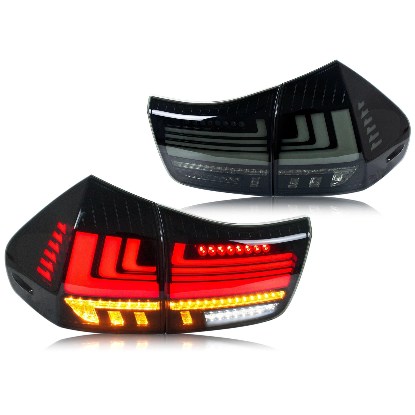 LED Tail Lights for Lexus RX350 RX330 RX400h 2004-2009 Start-up Animation Dynamic Turn Signal Rear Lamps Assembly