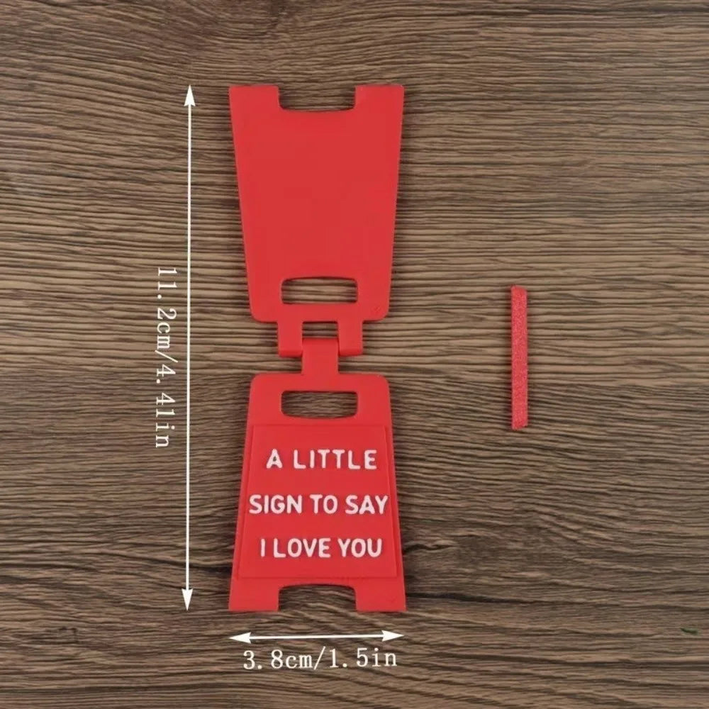 3D Printed Mini "I Love You" Sign - Plastic Desktop Decoration Suitable for Valentine's Day Gift, Wedding