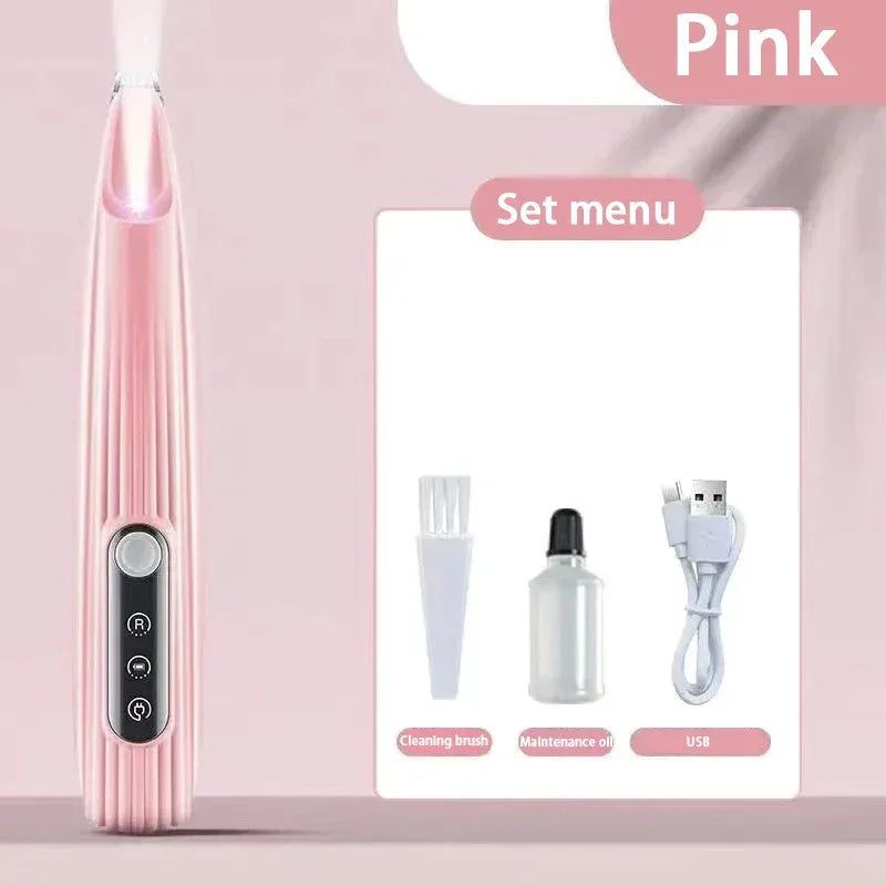 Portable Dog Paw Trimmer with Led Light Rechargeable Cordless Nail Grinder Shaver for Cats And Other Pets Nail Grooming Tools - Urbizia