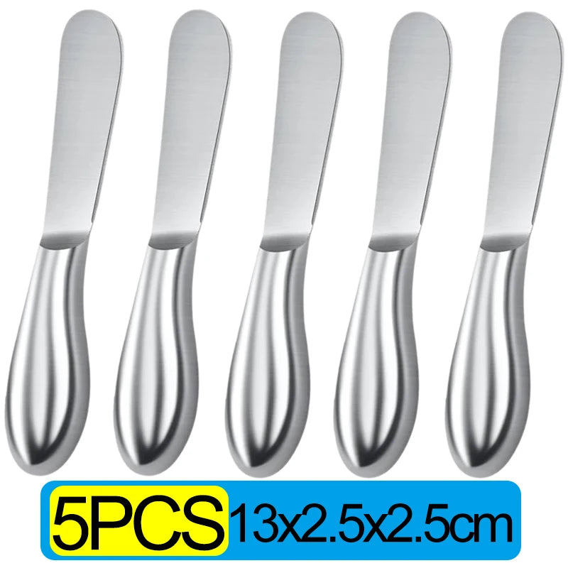 Stainless Steel Butter Cutter & Cheese Knife – Multipurpose Kitchen Spreader