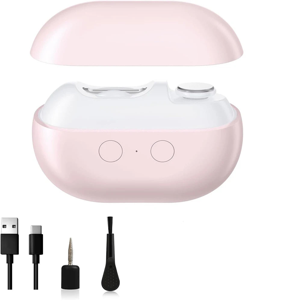 Electric Nail Clippers Automatic Toe Nail Clippers for Thick Toenails Seniors Smart Toenail Clippers with Led Light Nail Trimmer