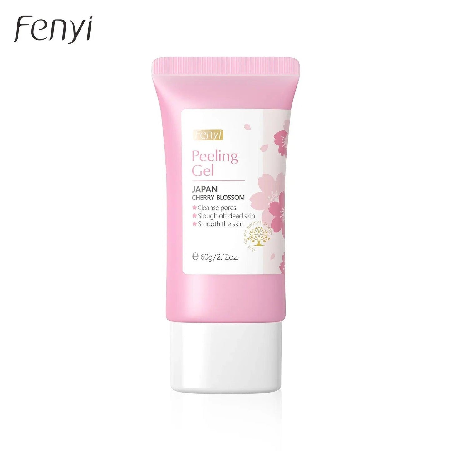 Sakura Exfoliating Gel Face Body Scrub Deep Cleansing Pores Gentle Peel For Blackhead Remove Smooth Brightening Skin 60g