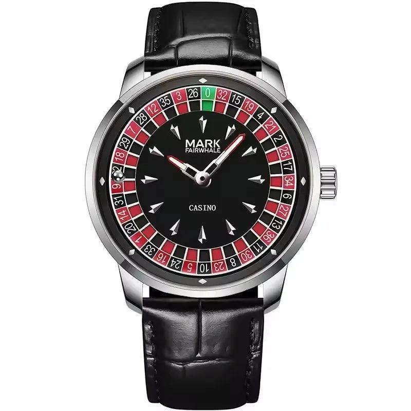 Mark Fairwhale 5031 New 2025 Top Brand Men's Watch Quartz Arabic numerals Rotating dial Wheel Automatic Watch Diamond Luminous