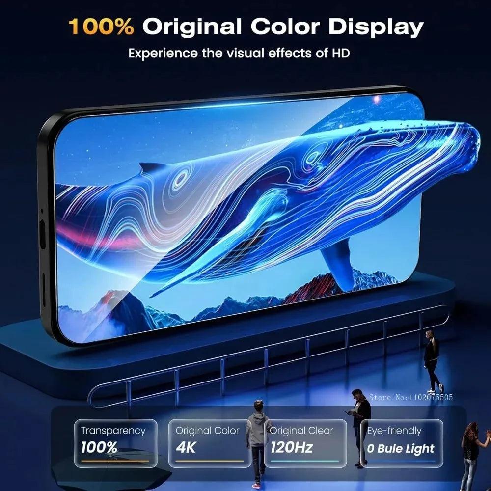 4Pcs Ultra Clear Screen Protector for Samsung Galaxy S26 S25 S24 S23 Ultra S26 S25 S22 S21 Plus S25 S24 S23 FE Tempered Glass