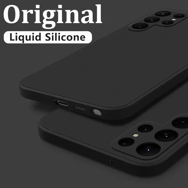 Shockproof Liquid Silicone Case for Samsung Galaxy