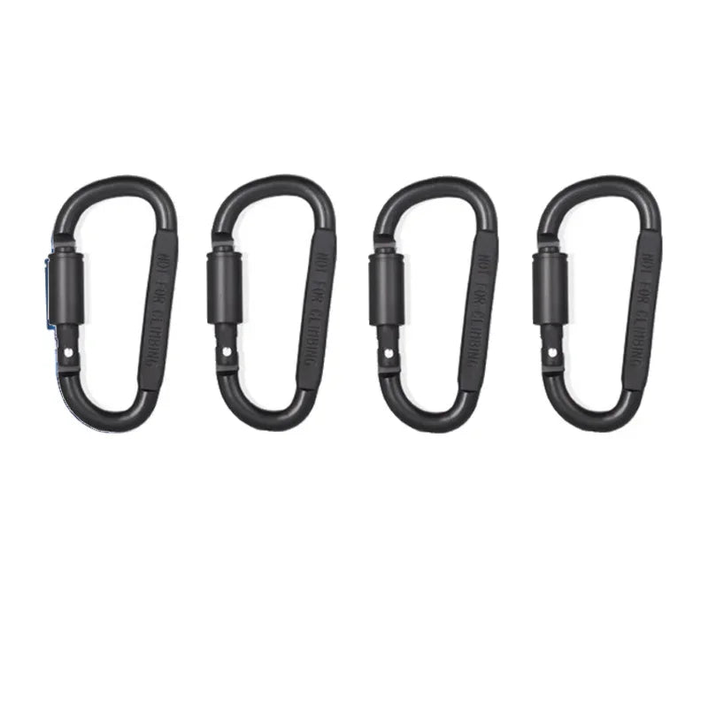 Aluminum Carabiner Keychain Clip Set – 4-6PCS