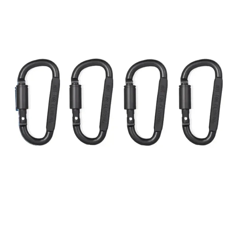 Aluminum Carabiner Keychain Clip Set – 4-6PCS - Urbizia