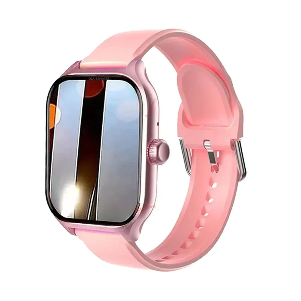 2026 Smart Watch Android IOS Phone 2.01 Inch Color Screen Bluetooth Answer Call Fitness Watches Tracker Smartwatch Women Men New - Urbizia