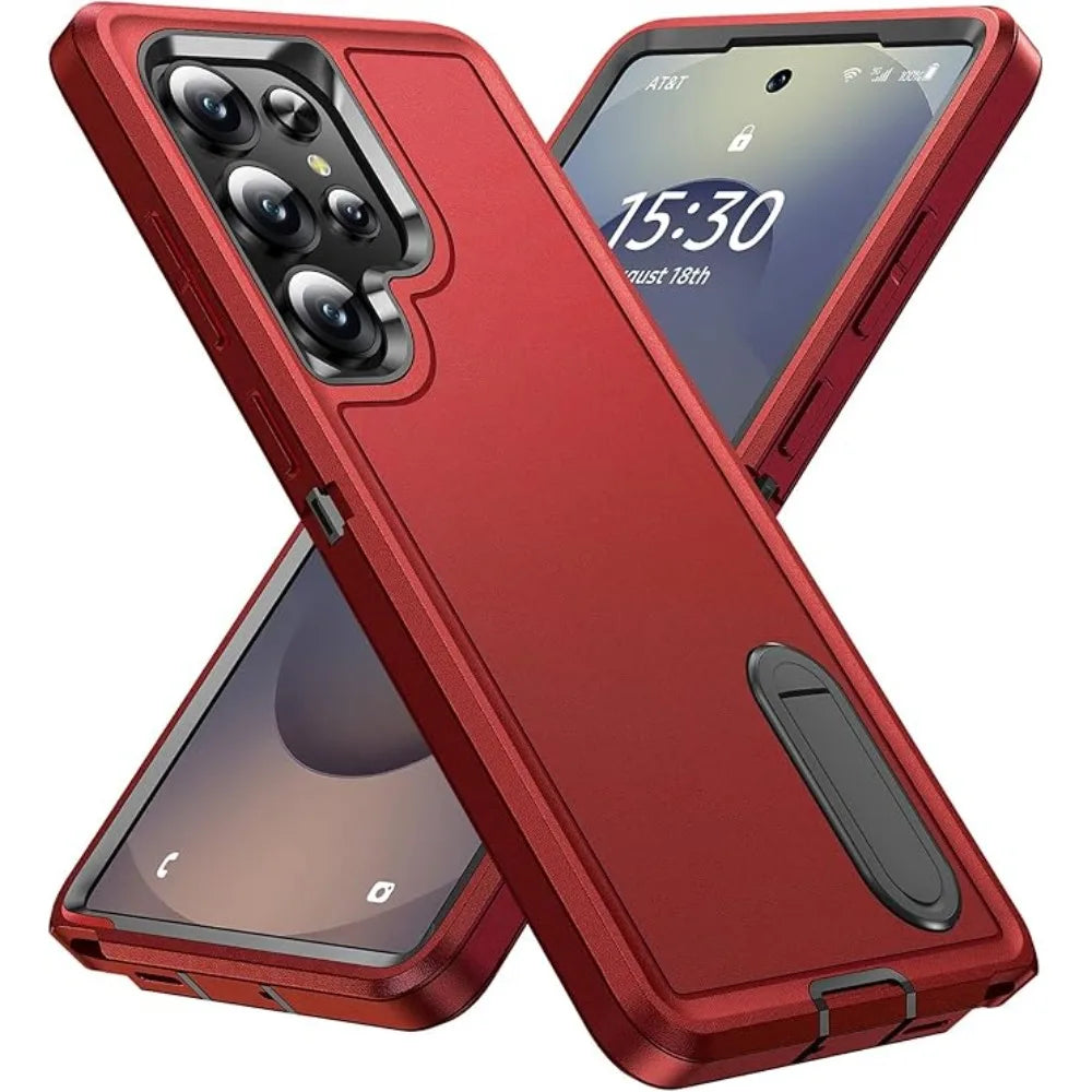 Military Grade Anti-Drop Case With Built-in Kickstand For Samsung Galaxy S26 Plus S25 S24+ S23 FE S22 Ultra Plus Protector Cover