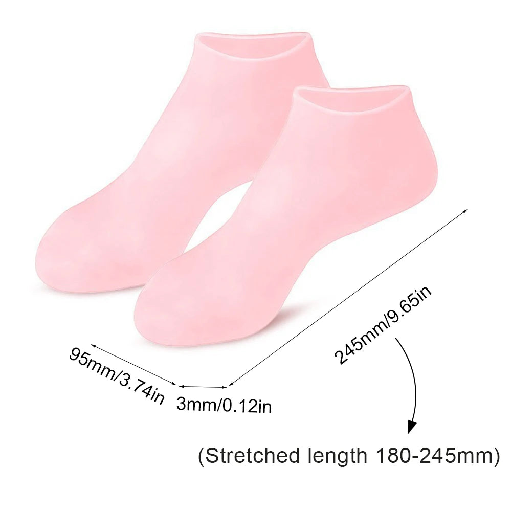 Silicone Socks and Gloves for Spa Day - Urbizia