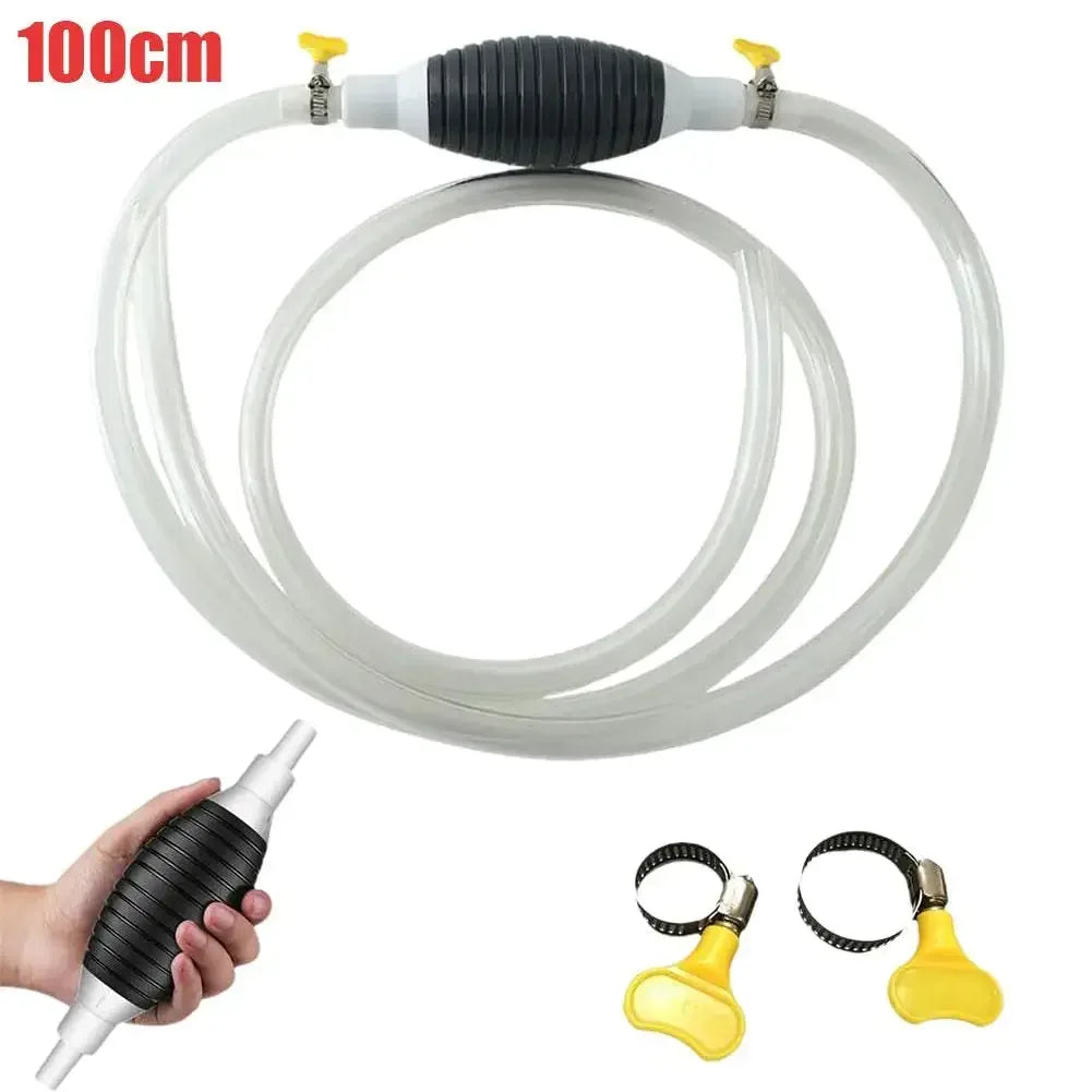 Universal Car Fuel Pump Hand Gas Oil Pump Manual Suction Pipe Pumping For Boat Liquid Petrol Tuning Fuel Gasoline Diesel Pump - Urbizia