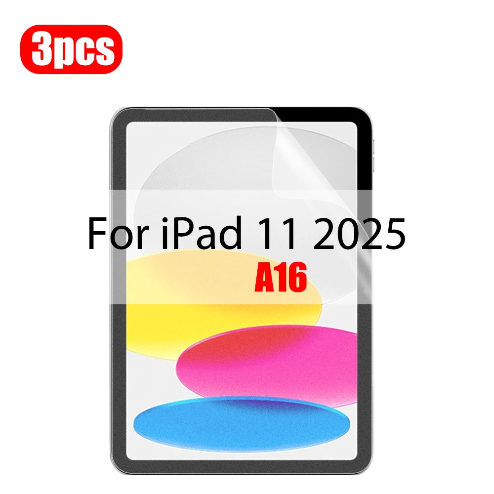 3Pcs Paper Feel Like Screen Protector For ipad Air 11 Pro 13 2024 10th 9th Generation 8 7 6 Air 5 4 Pro 11 12.9 10.5 M5 No Glass