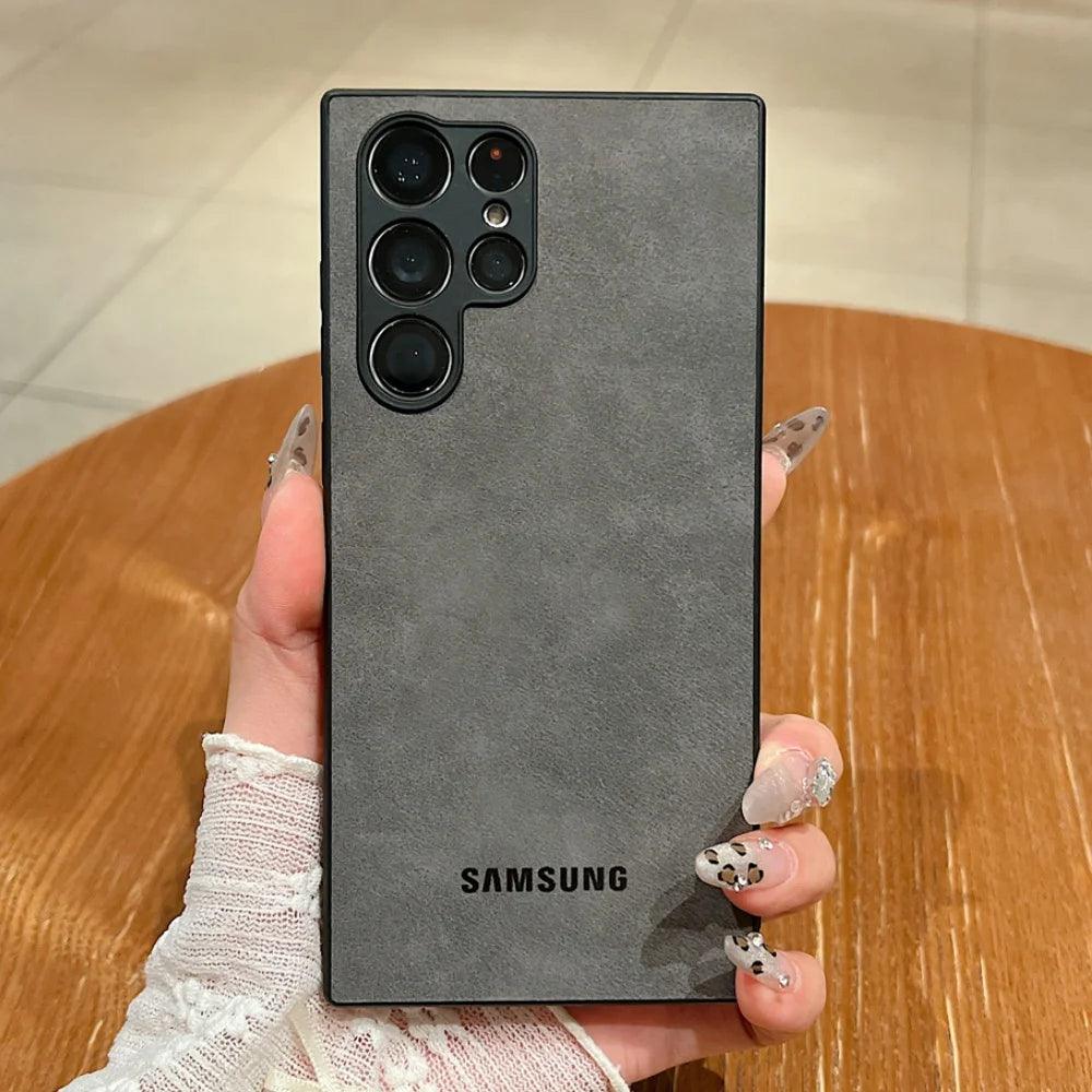 Lambskin Shockproof Case for Samsung Galaxy