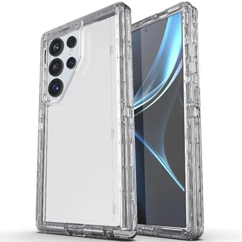 Heavy Duty 3-in-1 Armor Case for Samsung Galaxy S22–S26