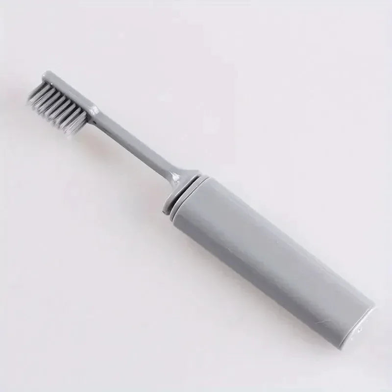 Portable Charcoal Folding Toothbrush – Travel & Outdoor Friendly - Urbizia