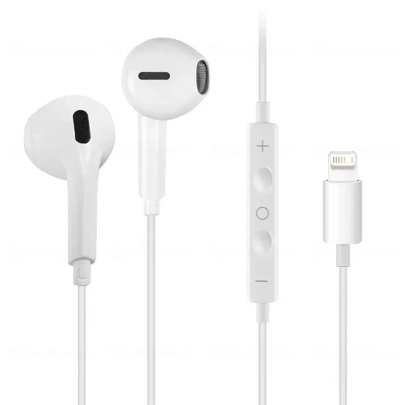 Wired Earphones, Portable Wired Earplugs with Microphone and Volume Control, Universal In-ear Headphones for Type C Devices