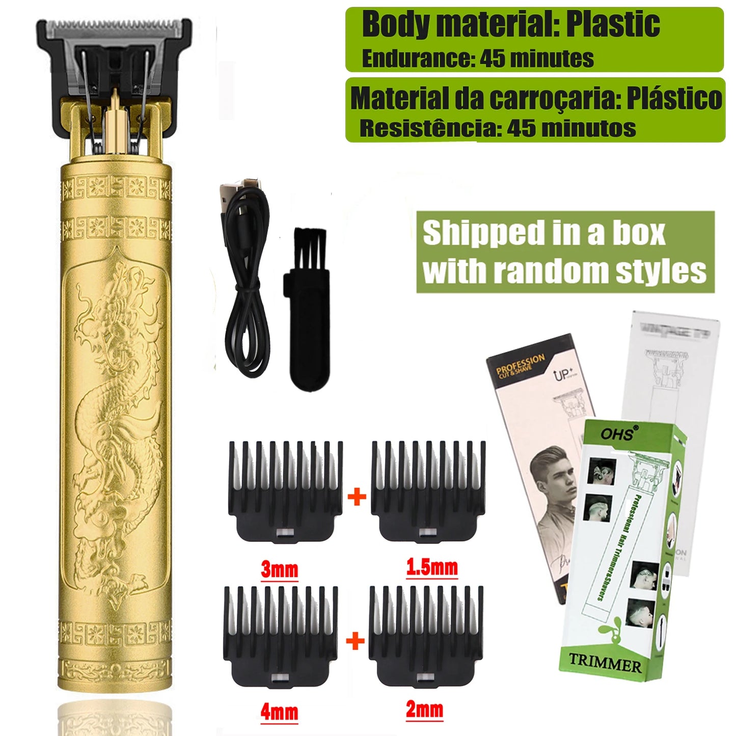 T9 Hair Clipper Professional Beard & Hair Trimmer - Urbizia