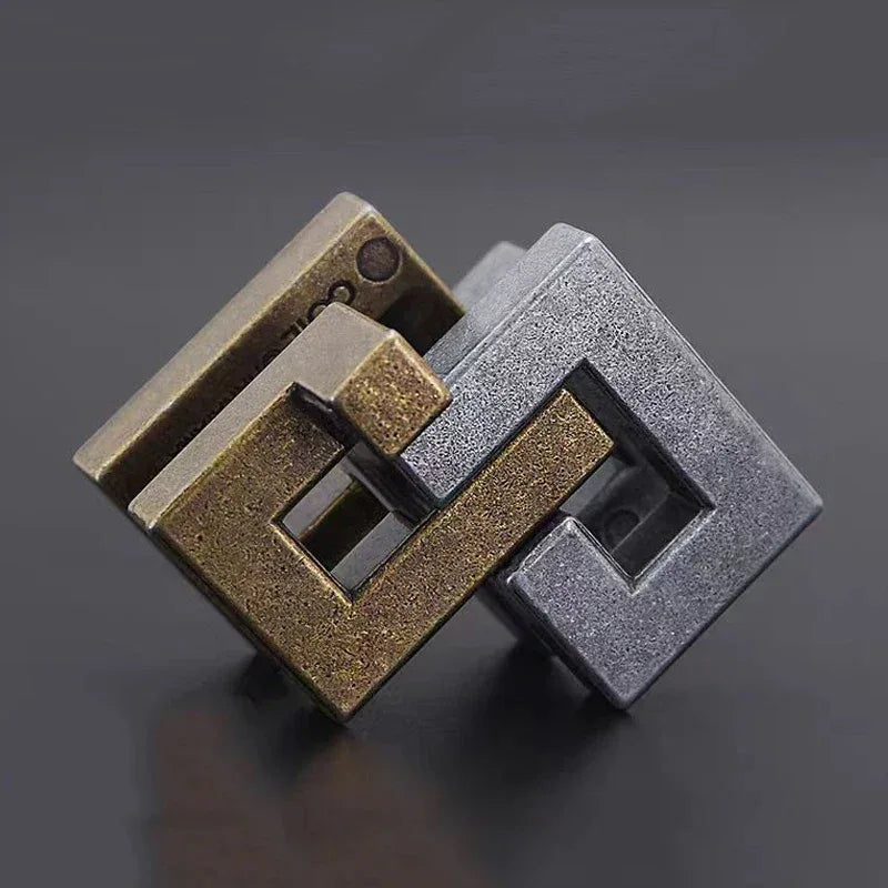 Metal Brain Teaser Puzzle for IQ & Focus Challenge